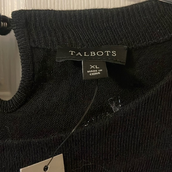 Talbots XL sweater NWT.  Bundle with Scarf (NWT). Scarf SOLD SEPARATELY - Picture 2 of 5